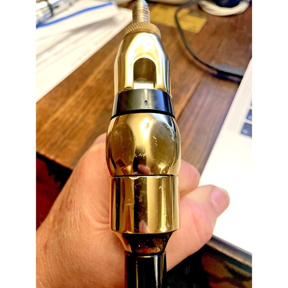 Micro Matic Stout Beer Faucet, Gold Plated Stainless Steel Long Shank - Picture 5 of 5